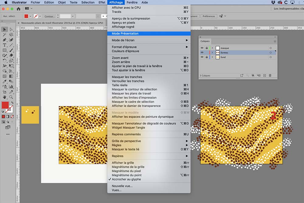 Astuces Illustrator CC avec les espaces de travail